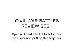 civil war battles review sesh