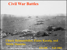 Civil War Battles - Wright State University