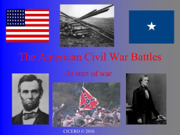Battles of Civil War Start
