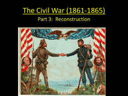 The Civil War (1861-1865)