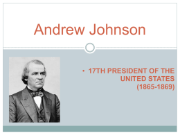 17th president of the united states (1865-1869)
