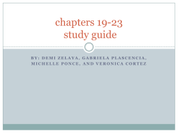 chapters 19-23 study guide