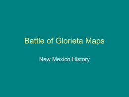 Battle of Glorieta Maps