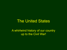 US history whirlwind