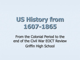 01) US History from 1607-1865