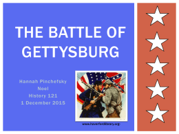 The Battle Of Gettysburgx