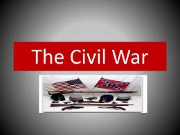 The Civil War - Wappingers Central School