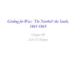 The Crucible of War 1861-1865