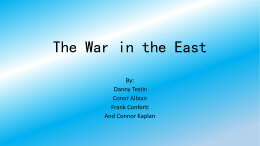 The War in the East - St. Mary of Gostyn