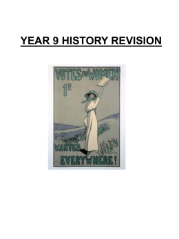 YEAR 9 HISTORY REVISION Harriet Tubman continued…