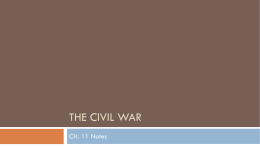 The Civil War