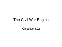 Civil War Notes