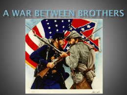 A WAR BETWEEN BROTHERS Missouri Compromise