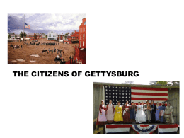 battle of gettysburg - citizens
