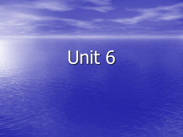 Unit 6