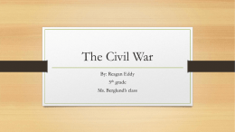 Reagan`s Civil War PowerPoint
