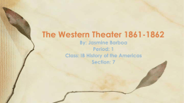 The Western Theater 1861