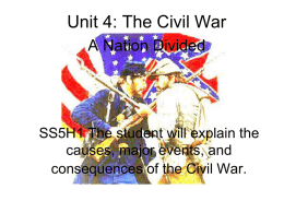 Civil War - Important Information