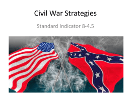 Civil War Strategies