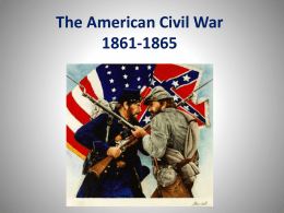 The American Civil War - Westminster Public Schools