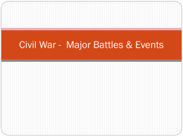Major battle of Civil War