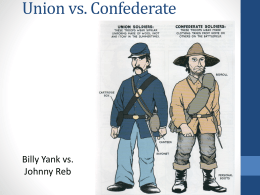 Union vs. Confederate