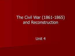 Civil War - Barren County Schools