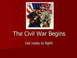 Civil War PPT1 - Cobb Learning