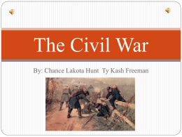 The Civil War by Chance Huntx