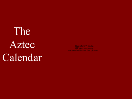 The Aztec Calendar - Art Stashes Quick