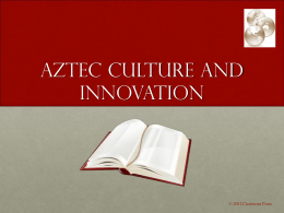 Aztec culture and innovation