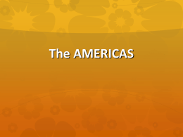 The Americas powerpoint