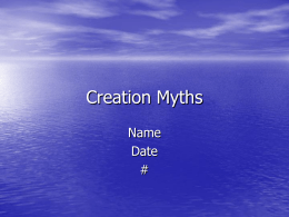 Creation Myths - Cloudfront.net