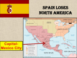 Spain Loses North America ppt.