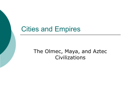 Cities and Empires
