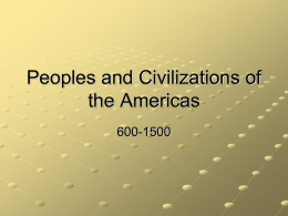 Peoples and Civilizations of the Americas