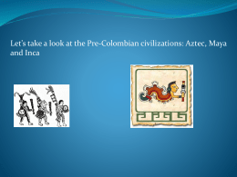 Pre-Colombian civilizationsx