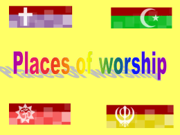 Places of worship - Primary Resources