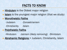 Abrahamic Religions - Fort Thomas Independent Schools