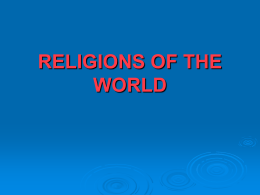 religions of the world