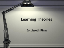 theory of behavior conditioning
