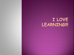 Learning Review ppt