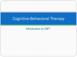 Cognitive-Behavioral Therapy - Homestead