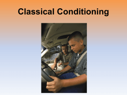 Classical Conditioning