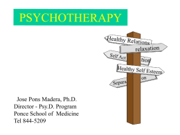 PSYCHOTHERAPY