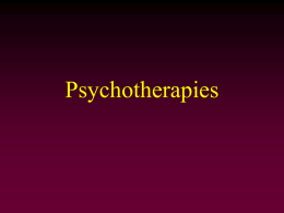Psychotherapies - Grand Haven Area Public Schools
