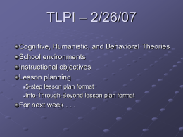 TLPI – 2/26/07 - Claremont Graduate University