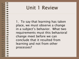 Unit 1 Review - psych.fullerton.edu.