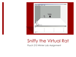 Sniffy the Virtual Rat