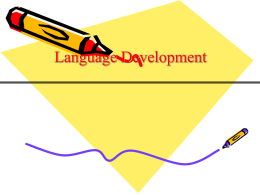 Language Development - TESOLinteramericanos